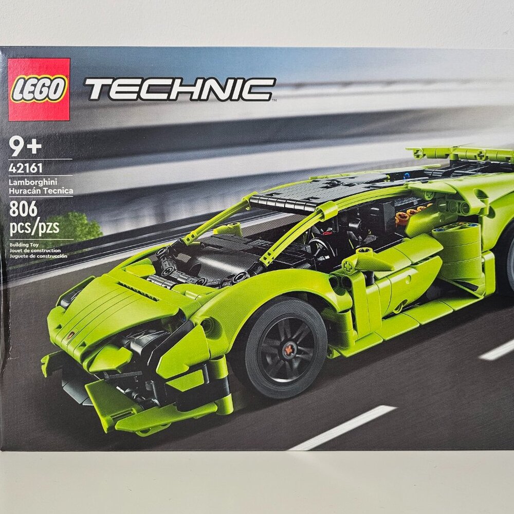 LEGO 42161 Lamborghini Huracan Tecnica 806 pcs - Sealed & Authentic